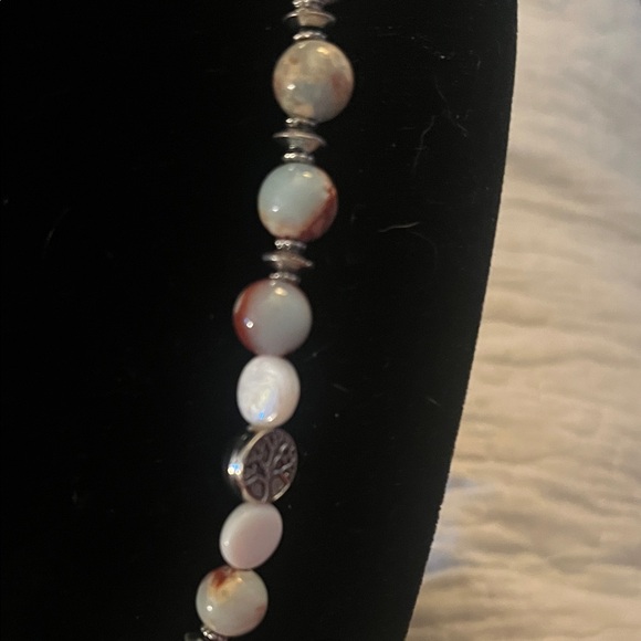 3/$20 Hand Crafted Stone Beaded Necklace - Picture 2 of 5